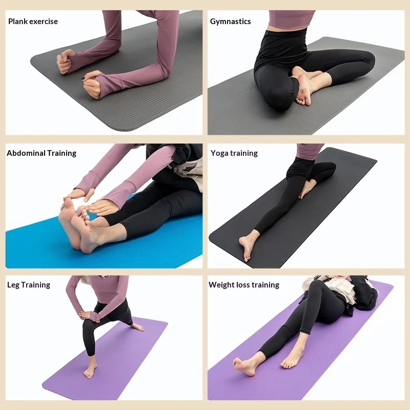 Pilates Yoga Mat Thickness - Extra Thick Non Slip Yoga Mat