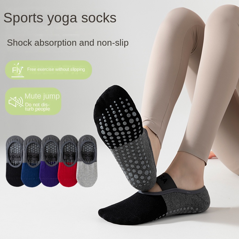 Pilates & Yoga Training Center - 5 pairs Cross-Border Professional Yoga Socks,