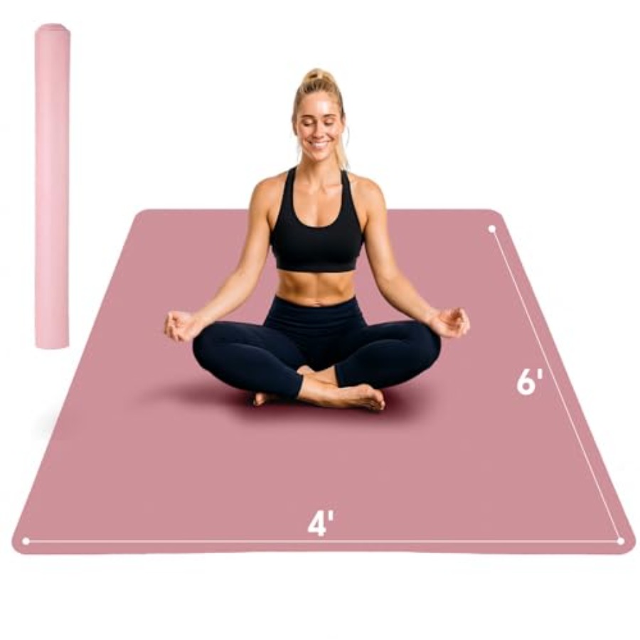 Pilates Yoga Mat Thickness - Extra Large Yoga Mat for Home