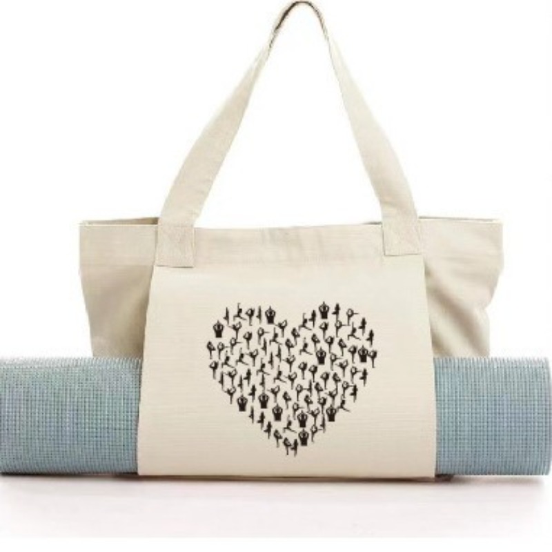 Pilates Yoga Bag - 1pcs yoga canvas storage bag portable