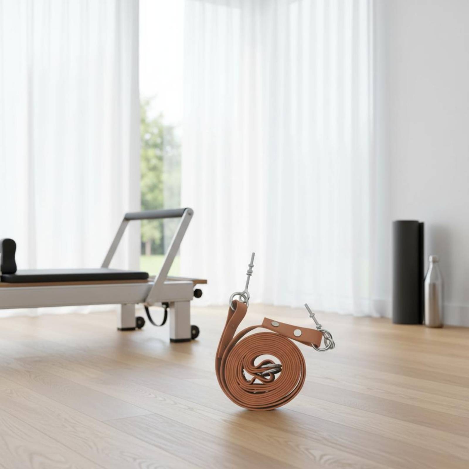 Pilates & Yoga Training Center - Reformer Double Loop Strap Comfortable Pilates