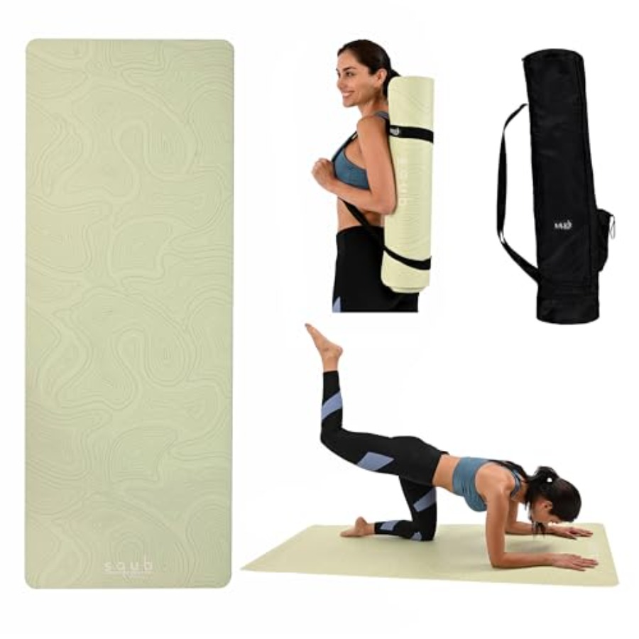 Pilates Yoga Mat Thickness - Yoga Mat for Pilates Fitness Training