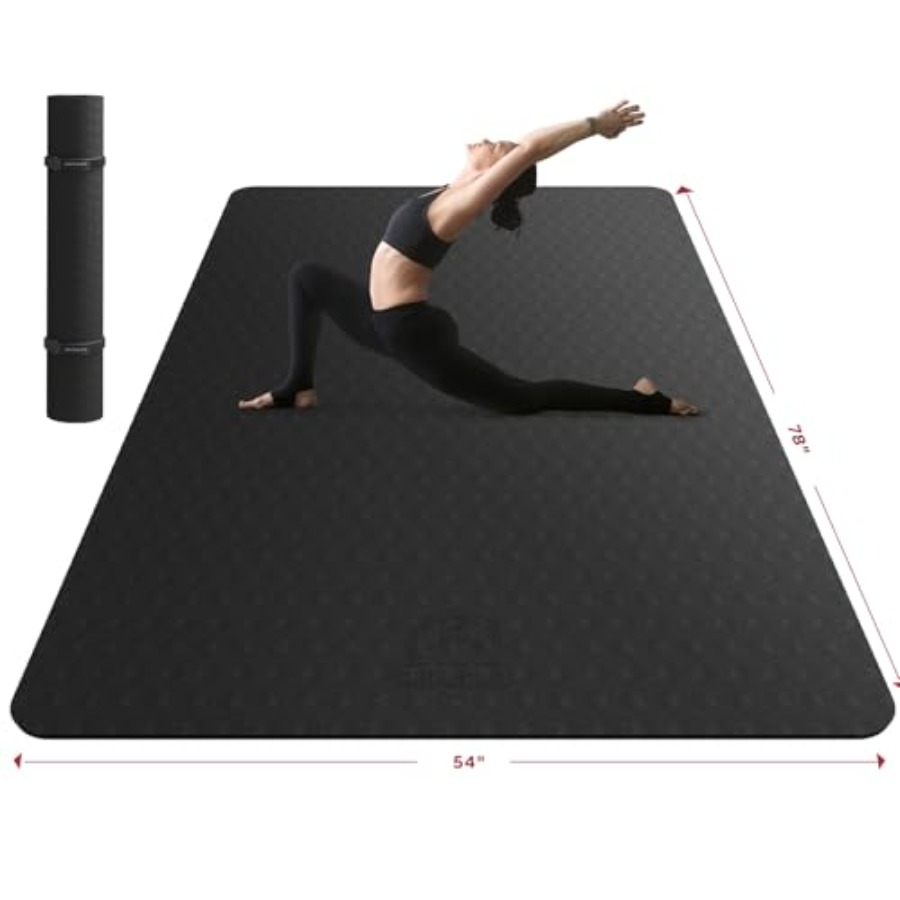 Pilates Yoga Mat Thickness - Extra Large Yoga Mat for Home