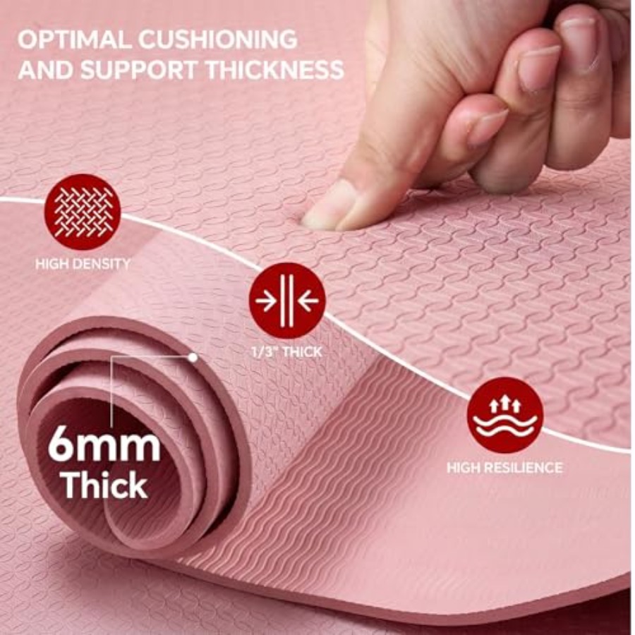 Extra Large Yoga Mat for Home  - огляд і ціна Pilates Yoga Mat Thickness