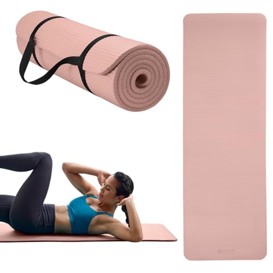 Thick Yoga Mat, Exercise and F - огляд і ціна Pilates Yoga Joint