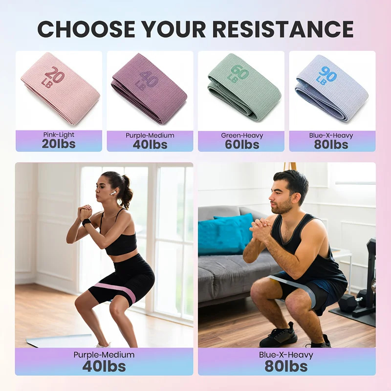 20-90LB Fabric Elastic Band Fi - огляд і ціна Pilates Yoga Joint