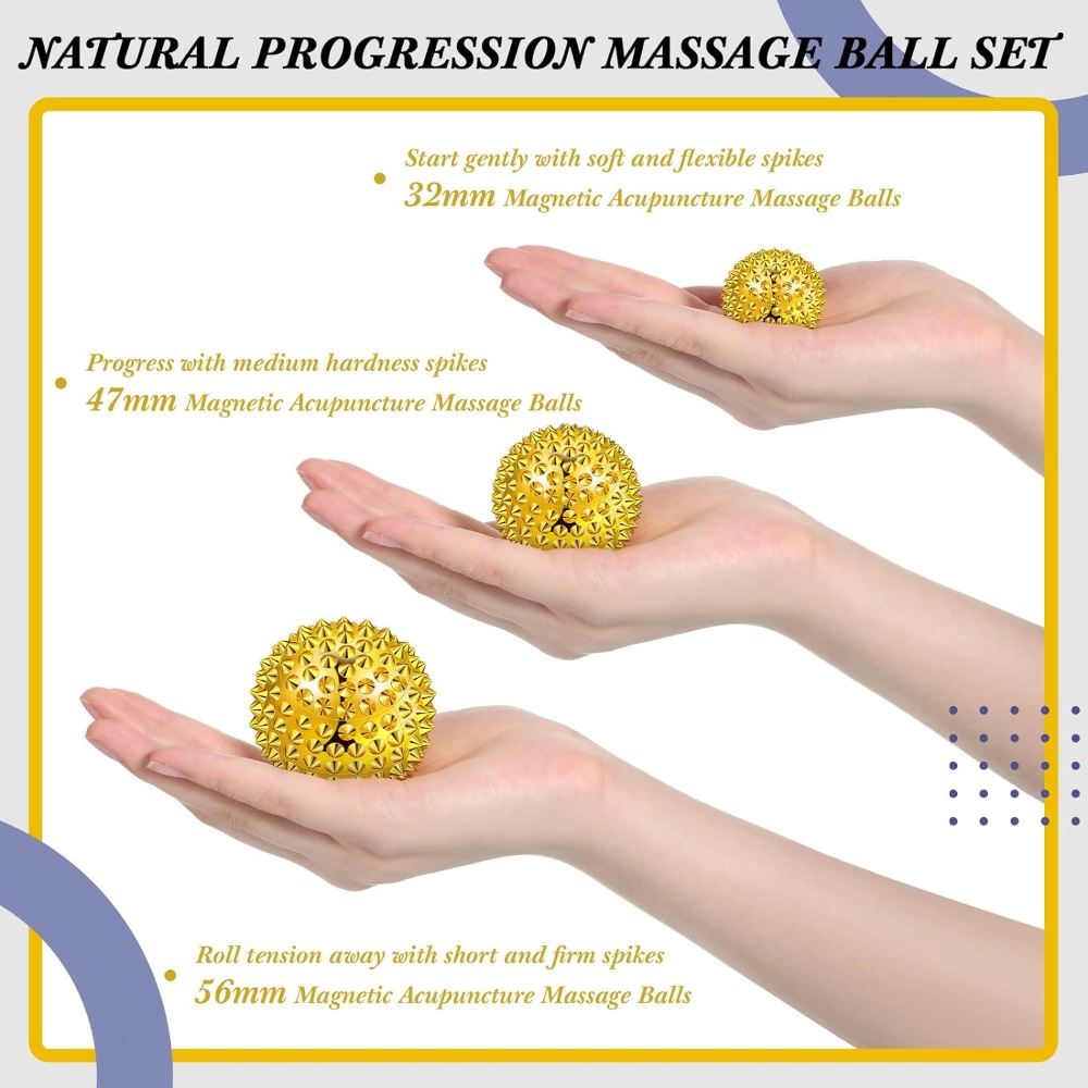 6Pcs/Set Magnetic Massage Ball - огляд і ціна Acupressure Ball Set