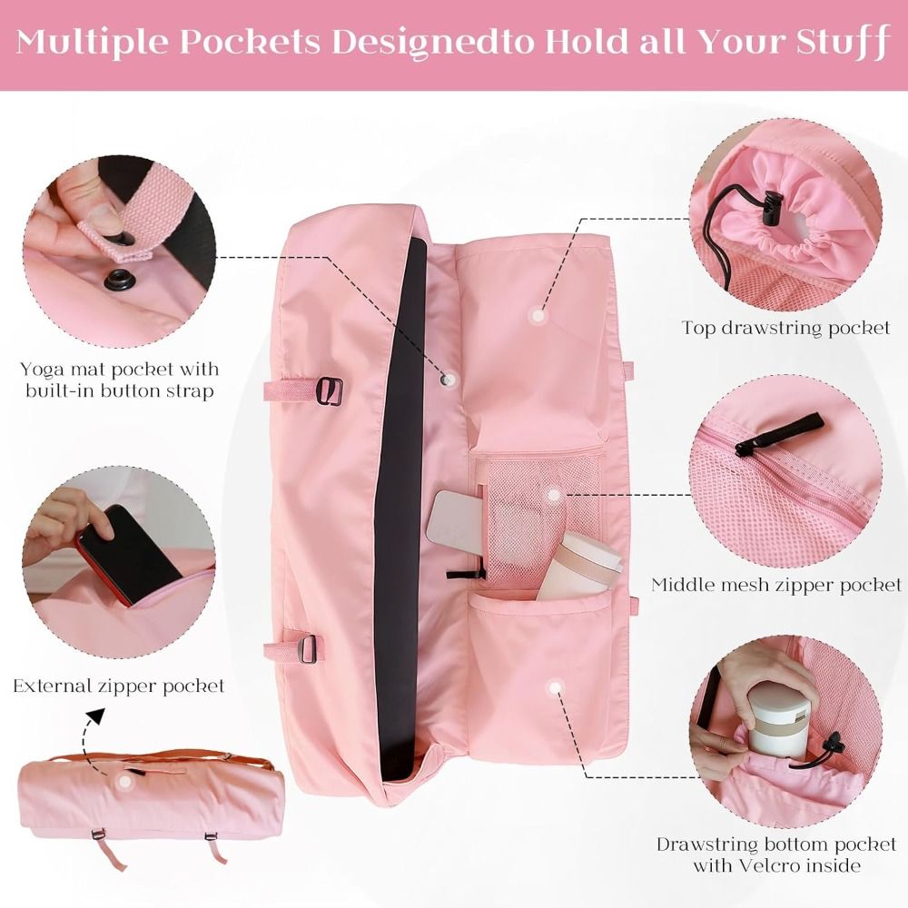 New Design Waterproof Yoga Mat - огляд і ціна Yoga Mat Bag Carrier