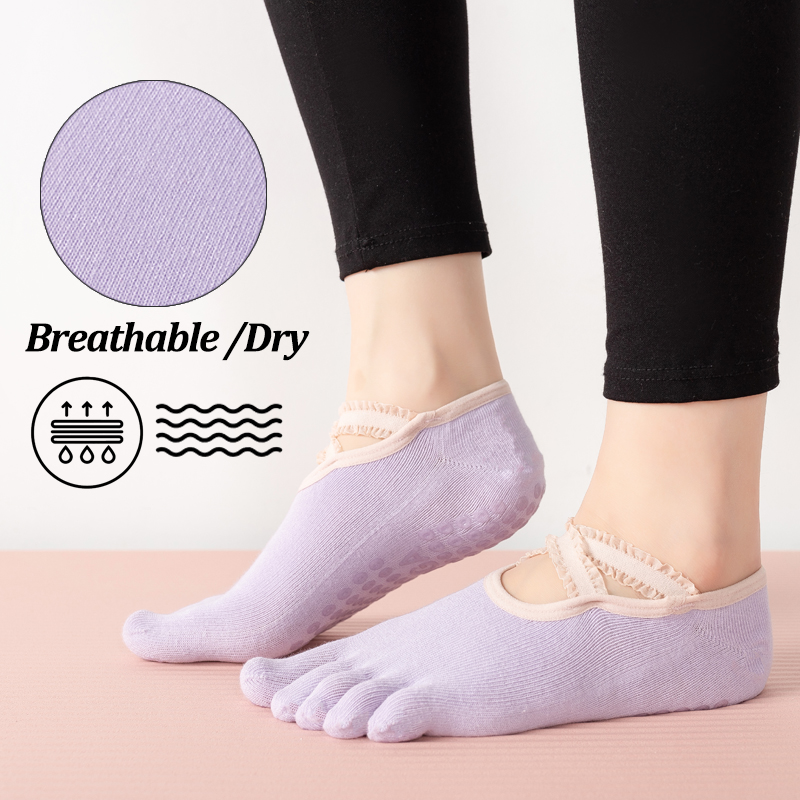 Ladies Non-Slip Pilates Socks  - огляд і ціна Pilates Yoga Studio