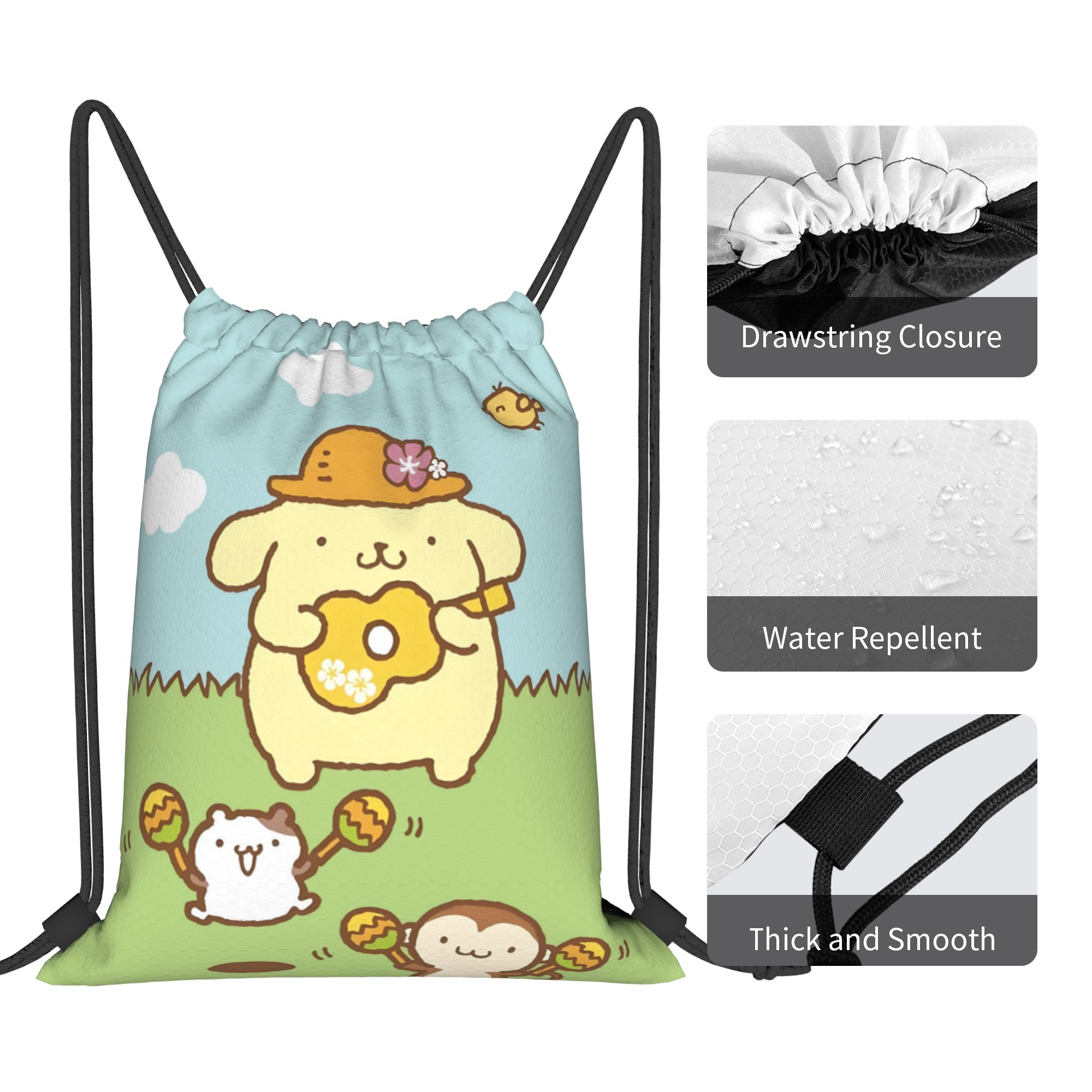 Custom P-Pompompurines Drawstr - огляд і ціна Pilates Yoga Bag