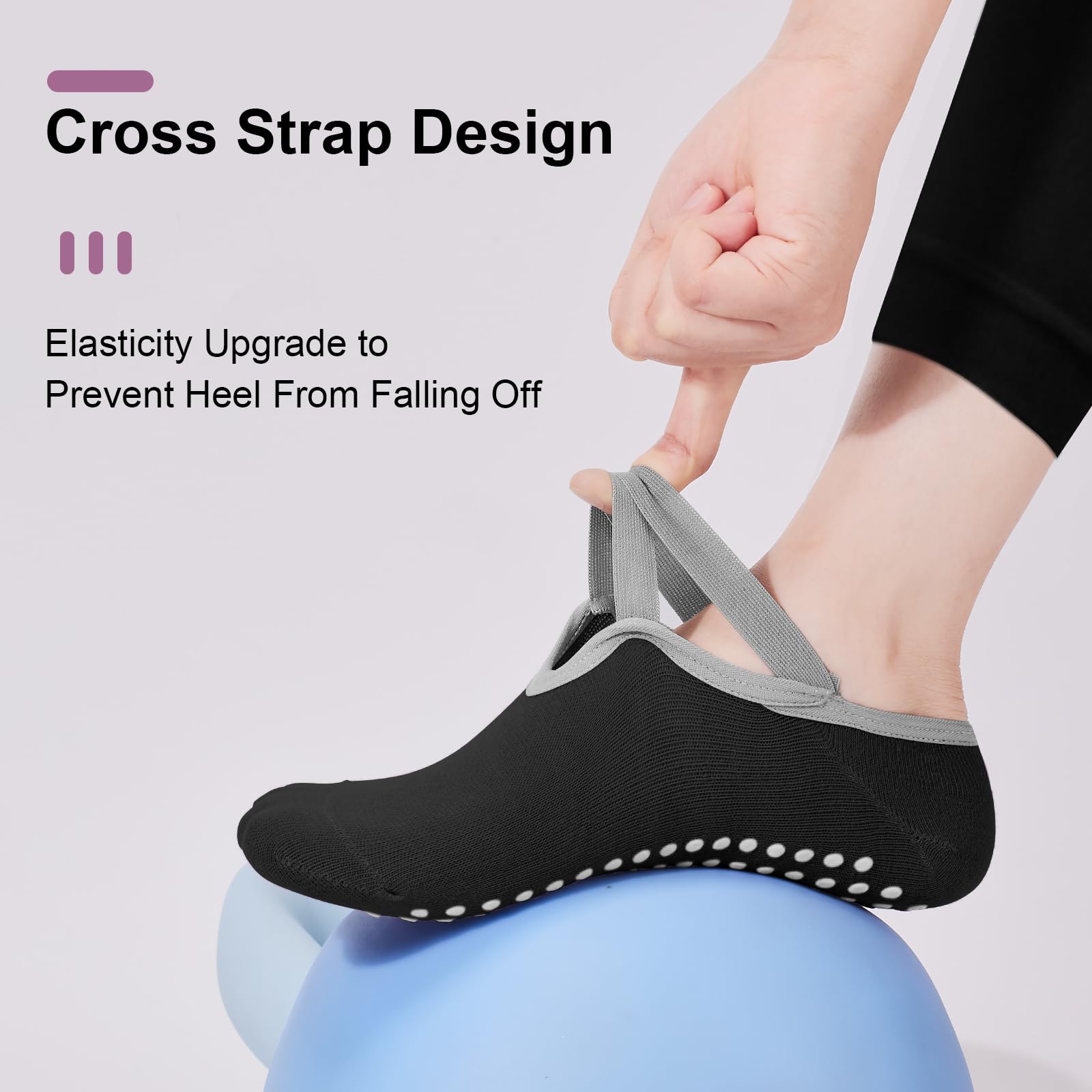 4-Pack Women's Pilates Socks,  - огляд і ціна Pilates Yoga Bag