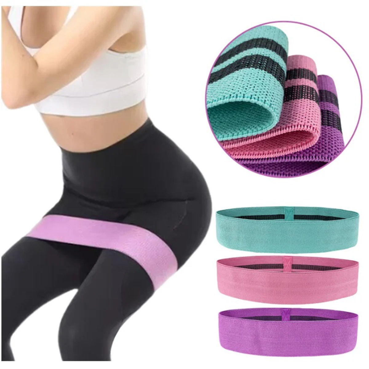 Elastic Band Fitness Resistanc - огляд і ціна Pilates Yoga Joint