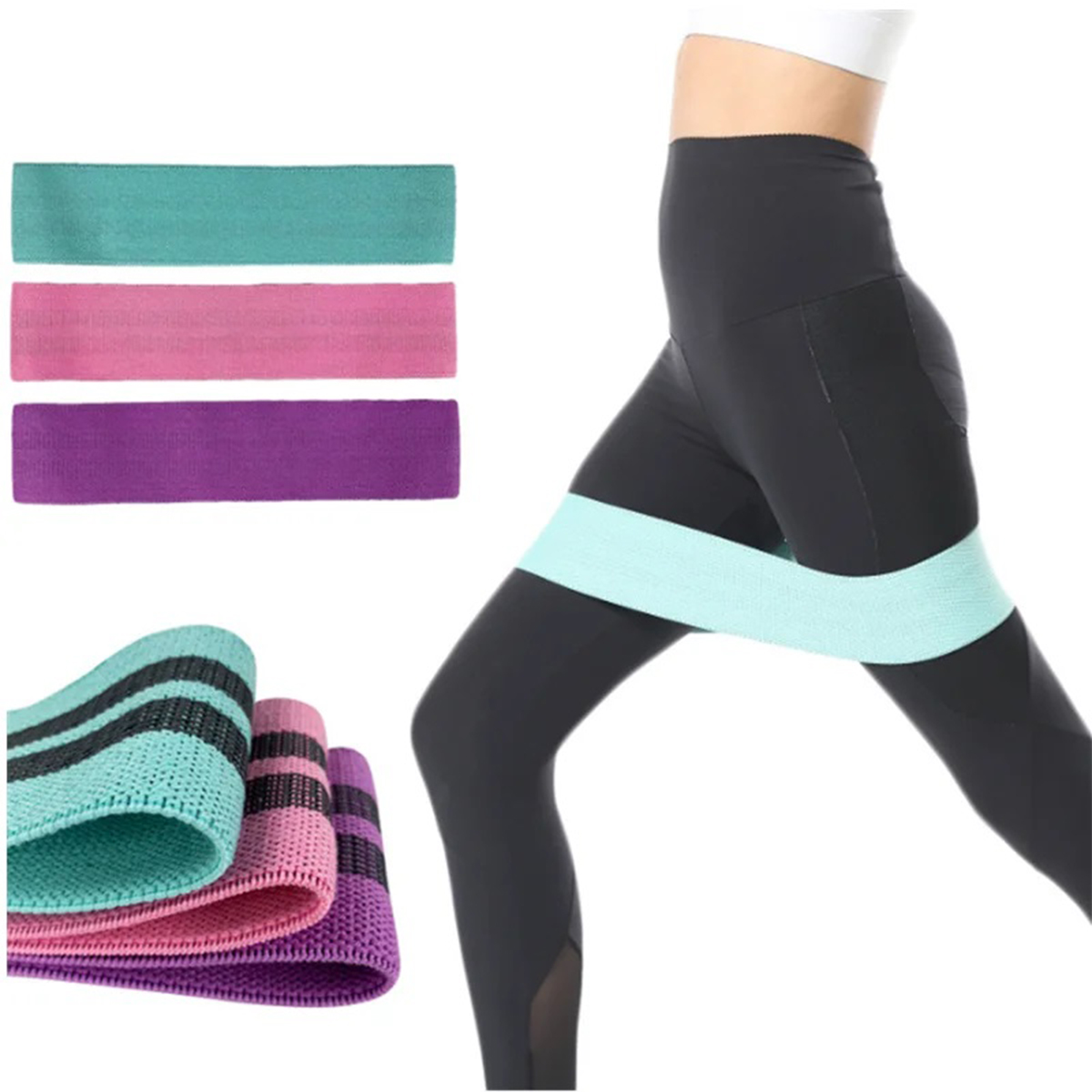 Elastic Band Fitness Resistanc - огляд і ціна Pilates Yoga Joint