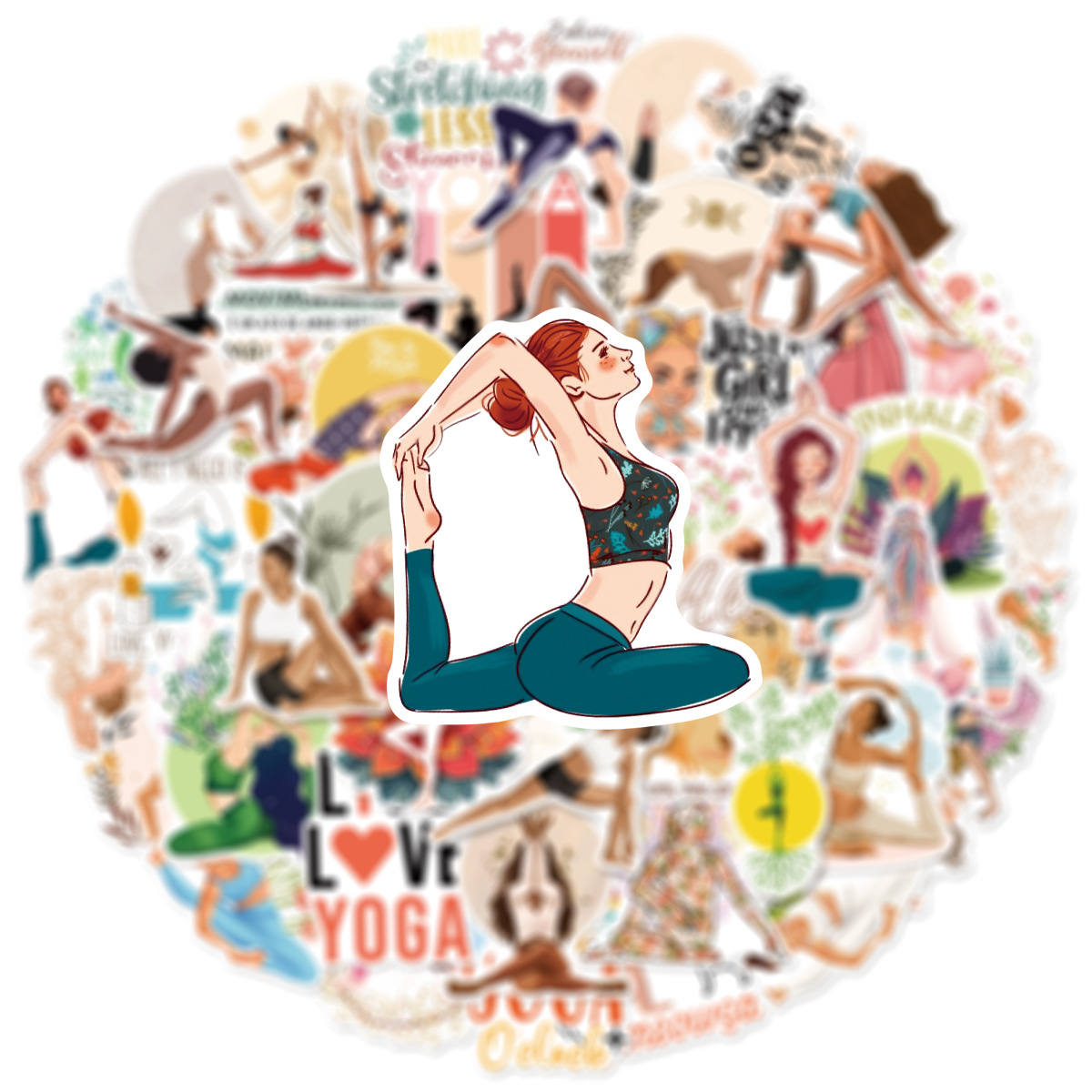 10/50PCS Pilates Yoga Graffiti - огляд і ціна Pilates Yoga Bag