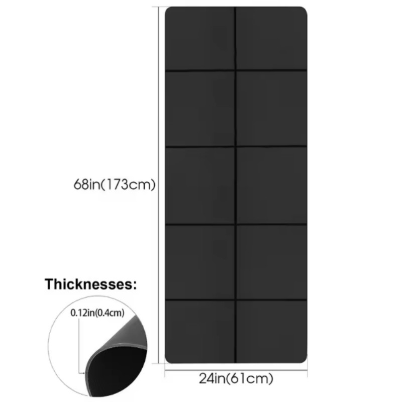 Yoga Mat Anti-skid Sports Fitn - огляд і ціна Pilates Yoga Mat Thickness
