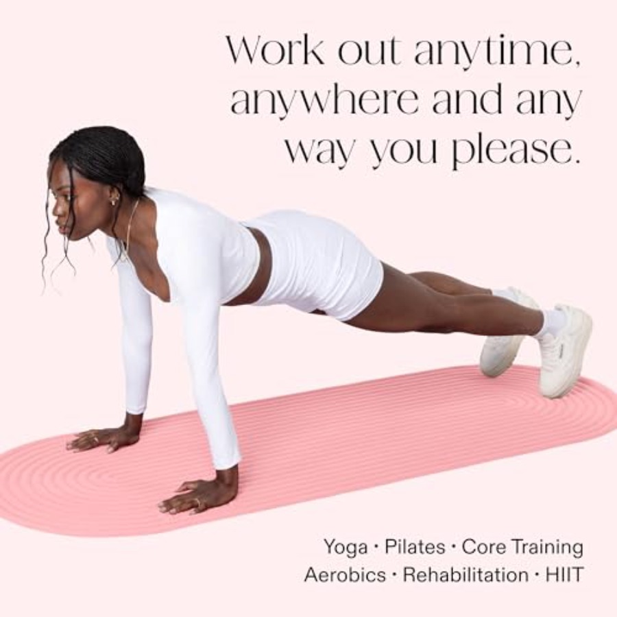 Home gym yoga mat: plush 10mm  - огляд і ціна Pilates Yoga Mat Thickness