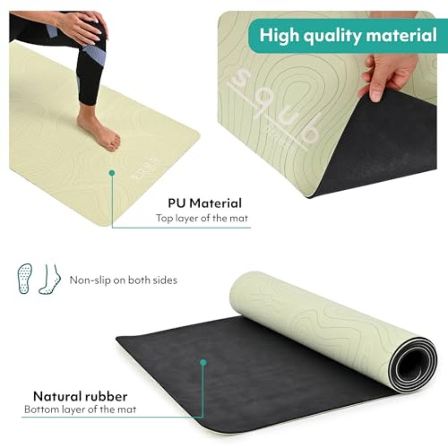 Yoga Mat for Pilates Fitness T - огляд і ціна Pilates Yoga Mat Thickness