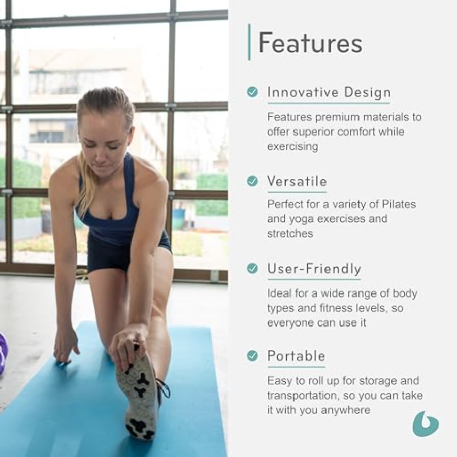 Pilates and yoga mat for studi - огляд і ціна Pilates Yoga Mat Thickness
