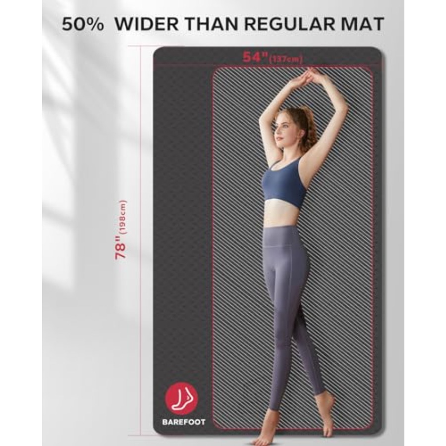 Extra Large Yoga Mat for Home  - огляд і ціна Pilates Yoga Mat Thickness