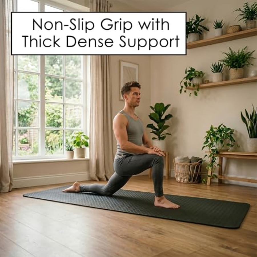 Home workout yoga mat, extra t - огляд і ціна Pilates Yoga Mat Thickness